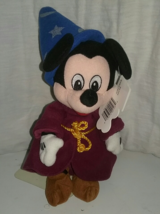 Disney Disneyland Mini Bean Bag Plush~Sorcerer Mickey~Fantasia~Rare~Mouseketoys - £57.82 GBP