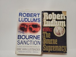 Robert Ludlum Book Lot - The Bourne Supremacy &amp; The Bourne Sanction - £3.92 GBP