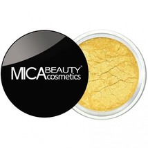 MICA BEAUTY Mineral Eye Shadow Glitter SUNSHINE 101 Yellow Full Size 2.5... - $19.31