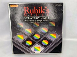 Vintage Rubik&#39;s Magic Strategy Game Matchbox Complete w/ Instructions 1987 8350 - £7.99 GBP