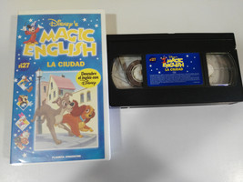 La ciudad Magic English Entdecke el English con WALT DISNEY VHS Kassette... - $199.39 MXN