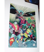 Spider-Man and X-Men Poster Todd McFarlane Storm Cyclops Wolverine MCU D... - £19.69 GBP