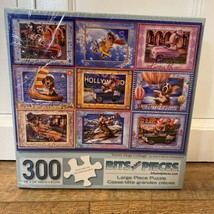 Dog Puzzle Travel Dogs Collage 18&quot;x24&quot; 300 pcs.  New Sealed Large Pieces - £7.11 GBP