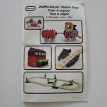 Little Tikes Waffle Blocks Steam Train Parts Replacement Instruction Manual - £7.26 GBP