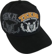 Don&#39;t Mess with Texas Men&#39;s Solid Bill Adjustable Baseball Cap (Black) - £14.34 GBP