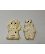 Vintage 1988 Pillsbury Doughboy Poppin’ &amp; Poppie Fresh 3&quot; Glazed Magnet Set - £9.82 GBP