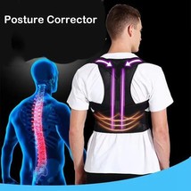 Adjustable Black Back Posture Corrector  Lumbar Spine ce Support Belt Health Car - £82.15 GBP