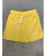 Gitano League Shorts Unisex Size S Yellow SwimTrunks 90s Surf Board Wate... - $36.10