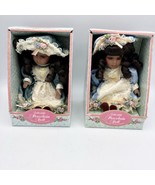 Kingstate Vintage African American Porcelain Dolls Collectible Victorian... - $29.99