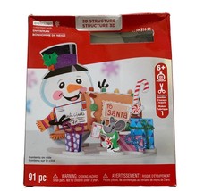 Christmas Snowman DIY Craft Kit Kids 6+ Santa Card Gifts 91 Pieces Creat... - $8.79