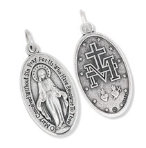 Bulk Pack of 10- Miraculous Medal - 1 1/8 Medal Pendant for - $54.99