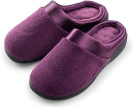 Roxoni Women&#39;s Comfort Slip On Memory Foam French Terry Lining Indoor Ou... - £17.91 GBP