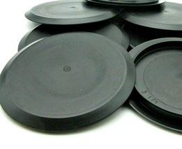 3&quot; Hole Plugs for Sheet Metal  Plastics  Thin Materials  3 3/8&quot; OD  LDPE Black - £7.76 GBP+