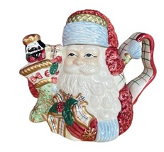 2001 "St. Nicholas" TEAPOT New In Box Santa Claus Avon Christmas Gift Collection - $24.74