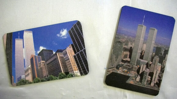 12 TWIN TOWERS MAGNET ADDRESS BOOK wallet size new york phone name boo m... - $6.64