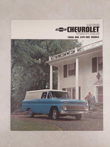 Chevrolet 1963 Trucks Pamphlet Panel and Step-Van Copyright 1962 WI Dealership  - $29.50
