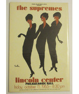 Supremes Lincoln Center Handbill 1965 ORIGINAL - £46.93 GBP