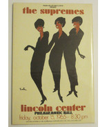 Supremes Lincoln Center Handbill 1965 ORIGINAL - $1,140.41 MXN