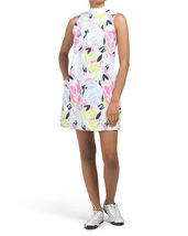 NWT Ladies TOMMY BAHAMA Pink Navy Lime Sleeveless Golf Tennis Dress S M L & XL  image 2