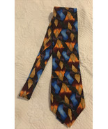 Vtg J. Garcia Men&#39;s Neck Tie Collector&#39;s Edition Abstract Blu Prpl HandS... - $40.21 CAD