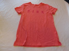 Pink by Victoria&#39;s Secret Ladies Women&#39;s Short Sleeve T Shirt Size S small Pink - £12.33 GBP