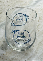 “Faith/Family/Friends 16.8 oz Inspirational Seamless Bear/Wine Glass - £13.24 GBP