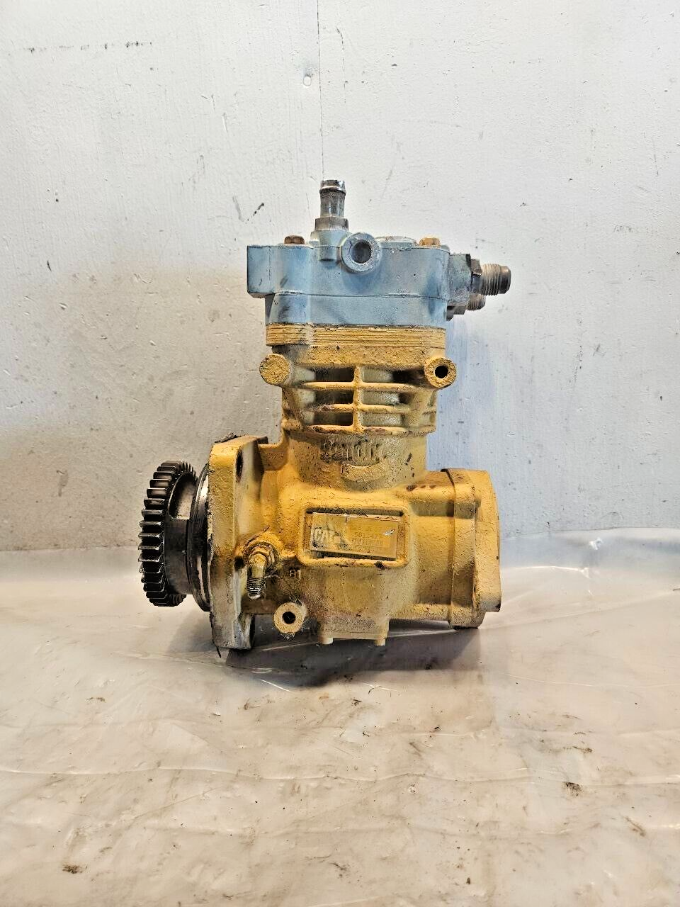 CATERPILLAR CAT C15 DIESEL ENGINE BENDIX AIR BRAKE COMPRESSOR 2233637 OE... - $1,117.85