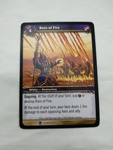 Rain Of Fire Wow TCG Azeroth Rare 129/361 - $131.73 MXN