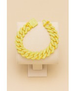 7 Inch Inch Hip Hop Miami Cuban Link Bracelet 18K Gold Plated 16mm - $24.50