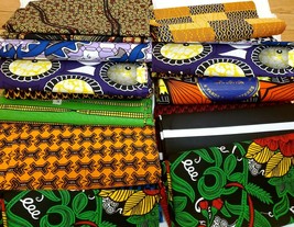 Premium African Fabric Ankara 100% Cotton Prints. By The Yard Choose - £7.90 GBP+