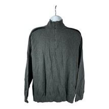 Calvin Klein Jeans Men&#39;s Gray Long Sleeved 1/4 zip Pull over Sweater Siz... - £19.75 GBP