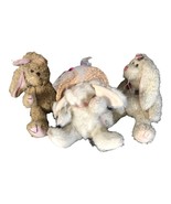 90’s BUNNY RABBIT Lot Of 3 PLUSH Vtg Bunnies &amp; MORE BOYDS bears &amp; TY Bundle - $16.82