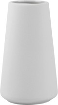 Simple Vase For Flowers Plants, Matte Vases For Modern Table Shelf, White, 1 - £21.23 GBP