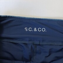 S.C. & Co Denim Skort Women's Large Blue Cotton Blend Pull On Stretch Mini Skirt image 3