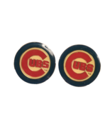 Chicago Cubs Enameled Stud Post Earrings Nice - $14.99