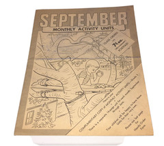 Continental Press Inc. Vintage Activity Booklet September Issue Unused Rare - £5.37 GBP