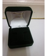 Presentation Case  2.75&quot; green velvet square company logo (Ackerman&#39;s Je... - $4.94