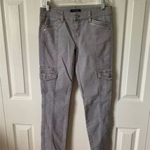 White House Black Market Women&#39;s Cargo Jeans Gray Size 10 - €17,11 EUR