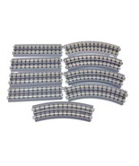 9 Pieces MTH Trains RealTrax 4 Straight, 4 O-31 &amp; 1 O-42 Curve Track - $38.02 CAD