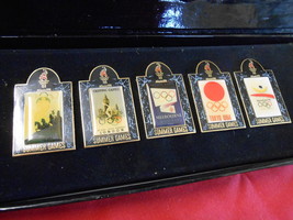 Collectible 5 Pins-1896-1996 Centennial Olympic Game Collection-1935-48-56-64-92 - $23.76