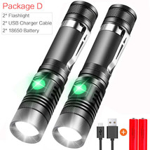 Portable Mini WT518 T6 1000Lumens 3 Modes Black Zoomable LED Flashlight ... - £17.82 GBP+