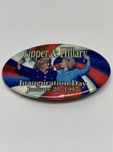 Tipper Gore &amp; Hillary Clinton Presidential Inauguration Day Button Pin KG - $8.91