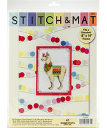 Design Works Stitch  and Mat Counted Cross Stitch Kit 3&quot;X4.5&quot; Llama  - $9.36