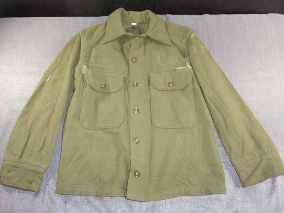 M-1951 OG-108 WOOL KOREAN WAR UNIFORM JACKET MINOR DEFECTS EC 877 - $18.35