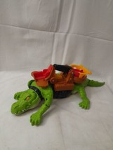 2016 Fisher Price Imaginext Pirate Walking Alligator Crocodile Toy Vehicle  - £7.12 GBP