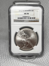 2012 W Infantry S $1 Modern Commemorative Dollar NGC MS70 - £63.90 GBP