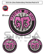 G13 Bjj Gi Patches Bjj Kimono Embroidery Patches BJJ Martial Arts Club P... - $19.99