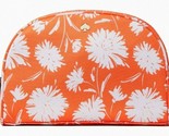 Kate Spade Jae Orange Floral Medium Dome Cosmetic Case Pouch WLR00584 NW... - £30.36 GBP