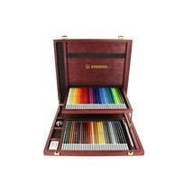 Chalk-Pastel Pencil - STABILO CarbOthello - Wooden Box of 60 - Assorted Colors w - £253.30 GBP