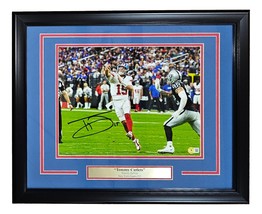 Tommy Devito Signed Framed 11x14 New York Giants vs Raiders Photo BAS ITP - £91.43 GBP